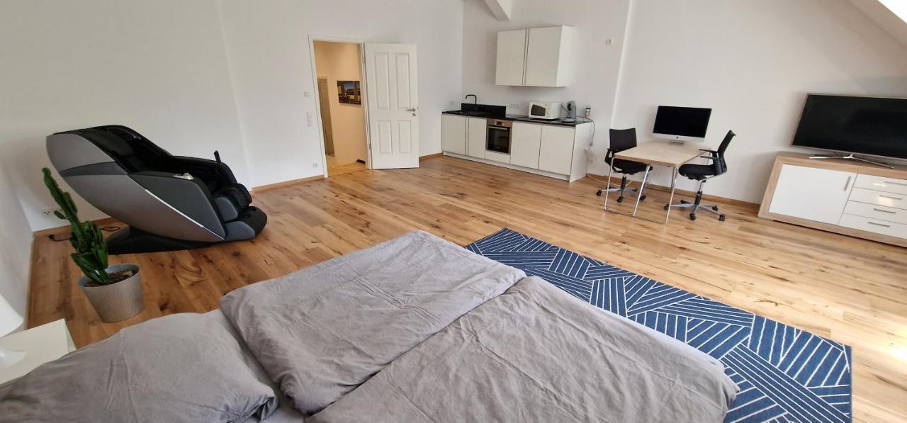 לייפציג Apartment Mit Parkblick & Massagestuhl מראה חיצוני תמונה