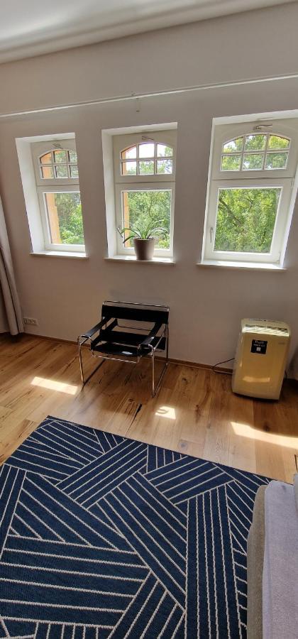 לייפציג Apartment Mit Parkblick & Massagestuhl מראה חיצוני תמונה